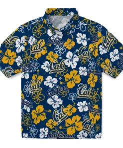 California Golden Bears Hibiscus Bloom Hawaiian Shirt