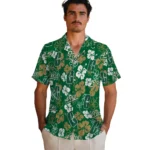 charlotte-49ers-hawaiian-shirt-hibiscus-bloom-green-best-selling.webp