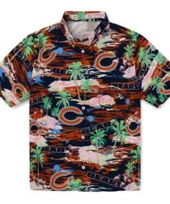 Chicago Bears Flamingo Retreat 2026 Hawaiian Shirt