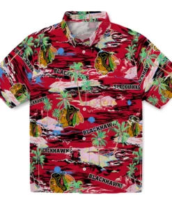 Chicago Blackhawks Flamingo Retreat 2026 Hawaiian Shirt