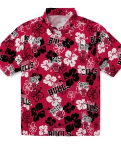Chicago Bulls Hibiscus Bloom Hawaiian Shirt