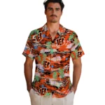 cincinnati-bengals-hawaiian-shirt-flamingo-retreat-orange-best-selling.webp