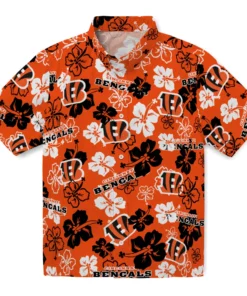 Cincinnati Bengals Hibiscus Bloom Hawaiian Shirt