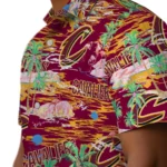 cleveland-cavaliers-hawaiian-shirt-flamingo-retreat-wine-best-selling.webp