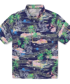 Colorado Rockies Flamingo Retreat 2026 Hawaiian Shirt