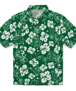 Eastern Michigan Eagles Hibiscus Bloom Hawaiian Shirt