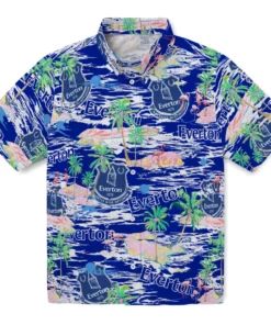 Everton Flamingo Retreat 2026 Hawaiian Shirt