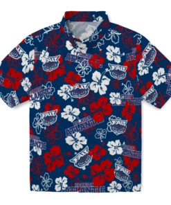 Florida Atlantic Owls Hibiscus Bloom Hawaiian Shirt