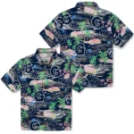 georgetown-hoyas-hawaiian-shirt-flamingo-retreat-blue-best-selling.webp