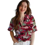 georgia-bulldogs-hawaiian-shirt-flamingo-retreat-red-best-selling.webp