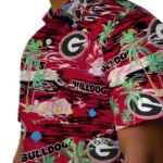 georgia-bulldogs-hawaiian-shirt-flamingo-retreat-red-best-selling.webp