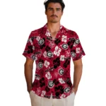 georgia-bulldogs-hawaiian-shirt-hibiscus-bloom-red-best-selling.webp