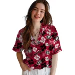 georgia-bulldogs-hawaiian-shirt-hibiscus-bloom-red-best-selling.webp