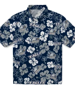 Georgia Southern Eagles Hibiscus Bloom Hawaiian Shirt