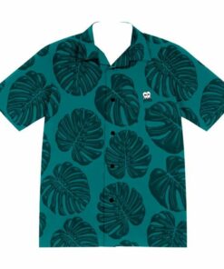 Pepperlive Merch Monstera Button Up Shirt Good Gifts For Boyfriend -WearandDecor