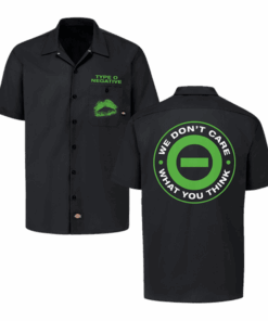Type O Negative Merch We Don't Care Work Hawaiian Shirt Fathers Day Gifts For Husband -WearandDecor
