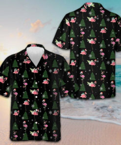 Flamingo Merry Xmas You All Hawaiian Shirt Funny Christmas Shirt Gifts For Flamingo Lovers