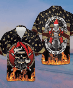 Sons Of Santa Claus North Pole Chapter Hawaiian Shirt Motorcycle Lover Gift For Christmas