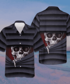 Say Hello To Devil Halloween Hawaiian Shirt Horror Button Up Shirts Gifts For Men