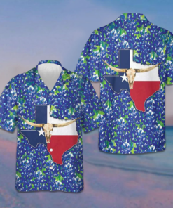 Texas Forever Hawaiian Shirt Tropical Button Down Shirt Gifts For Texans