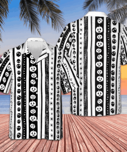Halloween Pattern Hawaiian Shirt Cool Summer Shirts For Guys Gifts For Boyfriend
