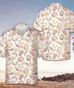Ripe Peppers Hawaiian Shirt Button Up Vacation Shirts Gifts For Boyfriend