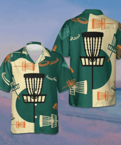 I Love Disc Golf Hawaiian Shirt Men's Beach Button Up Gift Ideas For Boyfriend