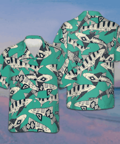 Shark Of The Ocean Hawaiian Shirt Shark Lover Men's Summer Shirts Sale
