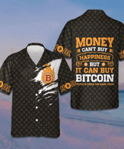 Money Can't Buy Happiness But It Can Buy Bitcoin Hawaiian Shirt Cool Summer Shirts For Guys