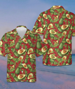 Pattern Of Fresh Avocados Hawaiian Shirt Cool Summer Shirts Gifts For Avocado Lovers