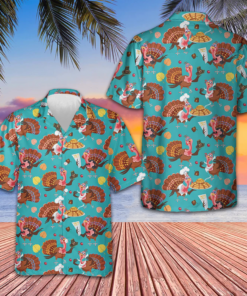 Happy Thanksgiving Turkeys Chef Hawaiian Shirt Funny Turkey Shirt Thanksgiving Gift Ideas