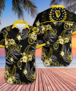 Tropical Pattern Hawaiian Shirt Men's Beach Button Up Shirts Gifts For Brother