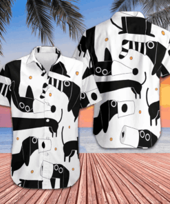 All My Dog Dachshund Pattern Hawaiian Shirt Funny Design Dog Shirt Gifts For Summer -WearandDecor