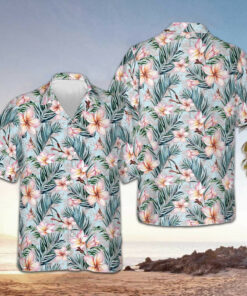 Flower Pattern Hawaiian Shirt Button Up Summer Shirts For Men Unique Gifts For Brother -WearandDecor