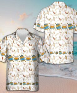 Yammy Peanut Butter Hawaiian Shirt Summer Button Up Gift For Peanut Butter Lovers