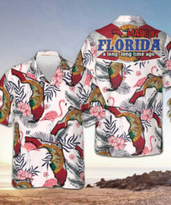 Made In Florida A Long Long Time Ago Hawaiian Shirt Men's Summer Button Up Shirts Apparel -WearandDecor