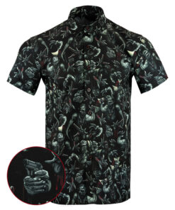 Outbreak Button Down Shirt Tactical Hawaiian Shirt Gifts For Brother In Law