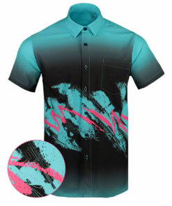 Jazz Black Button Down Shirt Tactical Hawaiian Shirt Gifts For Gun Lovers