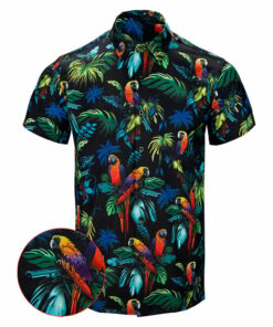 Maximum Pain Button Down Shirt Tactical Aloha Print Shirt Present For Husband