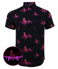 Anniversary 2 - Da Flamingo Button Down Shirt Tactical Hawaiian Shirt Best Gifts For Dad