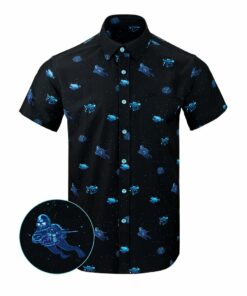 Abyss Button Down Shirt Tactical Hawaiian Shirt Christmas Gifts For Boyfriend