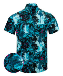 Get To The Chopper Button Down Shirt Outdoor Hawaiian Tactical Shirt Christmas Gifts For Him