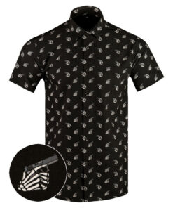 Blickie Bones Button Down Shirt Tactical Shirt Hawaii Style Presents For Friends