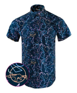 Highscore Button Down Shirt Gun Print Hawaiian Shirt Birthday Gift For Dad