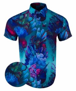 Nautical Button Down Shirt Tactical Shirt Hawaii Style Birthday Present For Husband