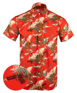 Max Effort Button Down Shirt Concealed Carry Hawaiian Shirt Gifts For Boyfriend