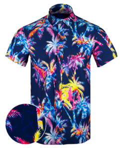 Ak'S And Vacays Navy Button Down Shirt Hawaiian Tactical Button Down Birthday Gift For Dad