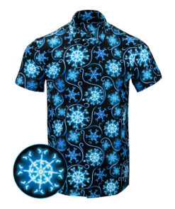 Frostbite Button Down Shirt Tactical Shirt Hawaii Style Christmas Present For Husband