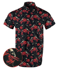 Sacrifice V2 Button Down Shirt Tactical Shirt Hawaii Style Pro Gun Apparel Gifts For Him