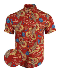 Fear And Loathing Dr Gonzo Button Down Shirt Tactical Hawaiian Shirt Gifts For Gun Lovers